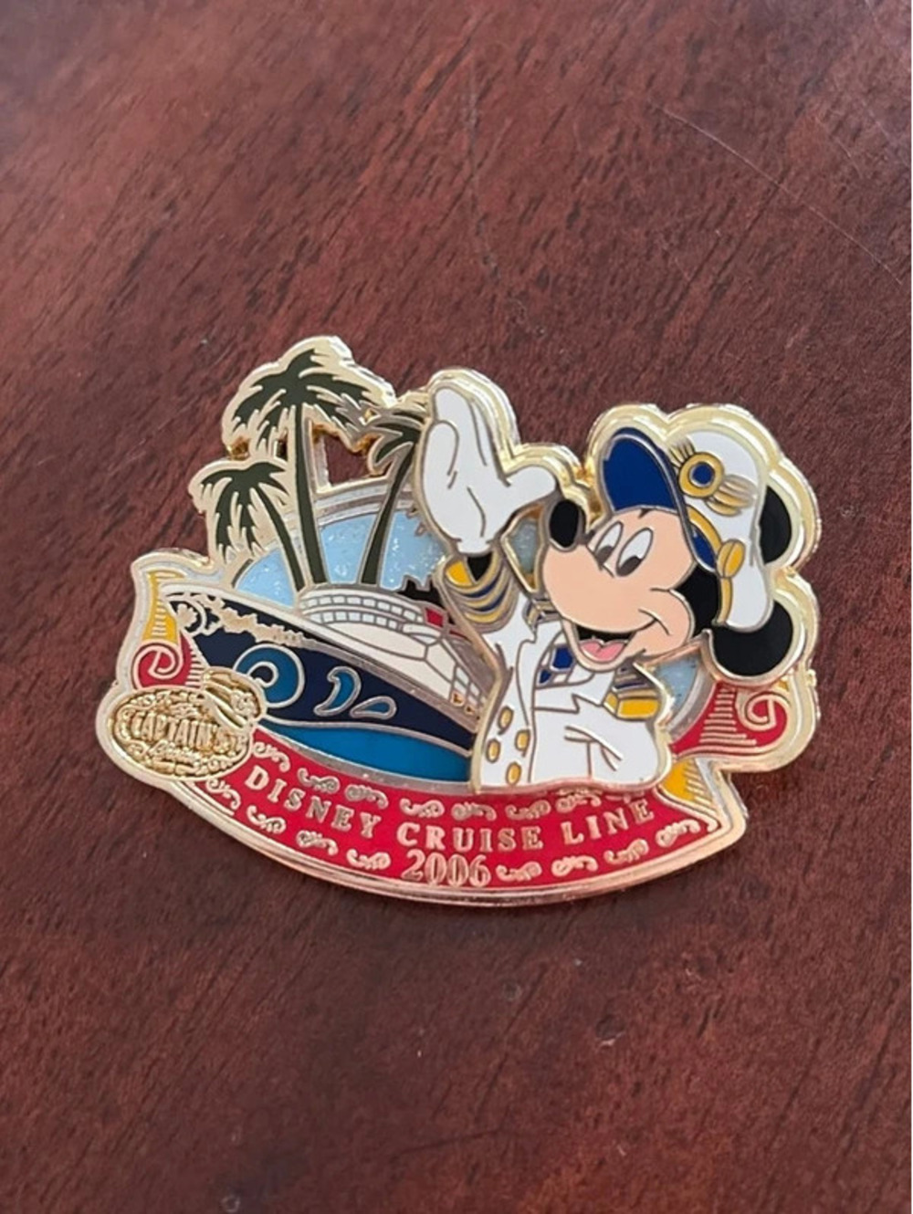 Disney Cruise Line Mickey Captain’s Choice Disney LE 1000 Thord Haugen Pin